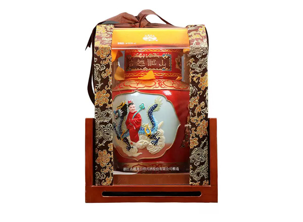 九江古越龙山黄酒回收古越龙山状元及第二十年陈酿2.5L工艺浮雕黄酒行情价格