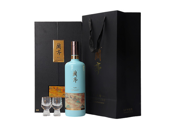 九江会稽山黄酒回收兰亭大师三十年陈酿1L礼盒装绍兴黄酒