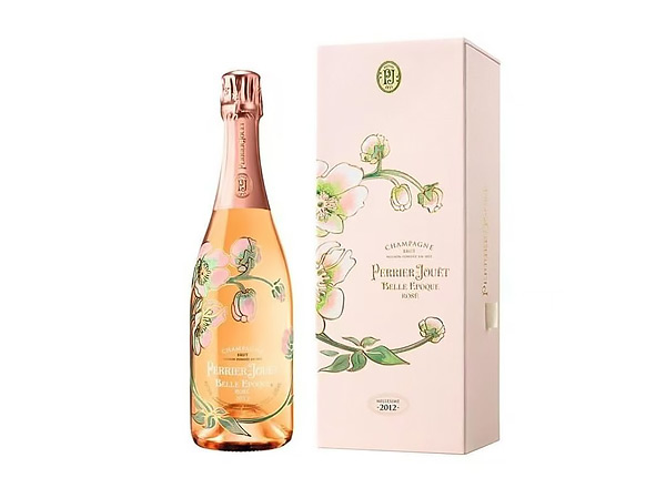 九江回收巴黎之花美丽时光桃红年份香槟礼盒装Perrier-Jouët Belle Epoque Rosé