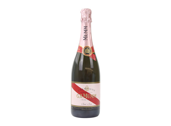 九江回收​玛姆红带香槟老款桃红玫瑰粉红玛姆香槟酒G.H. Mumm Brut Rose