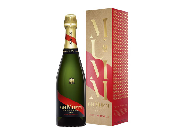 九江玛姆香槟回收风尚版玛姆红带香槟起泡酒G.H. Mumm Cordon Rouge Brut